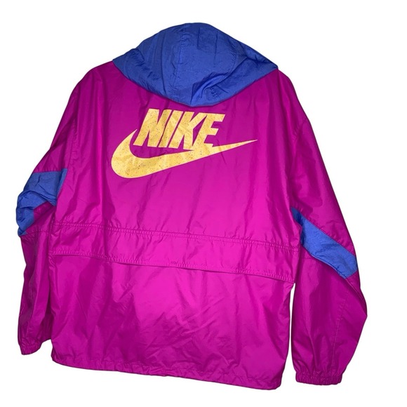 Nike Sportswear Icon Clash Fire Pink Windbreaker Oversized Convertible Womens XS - Picture 2 of 12
